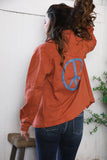 Peaceful Threads Burnt Orange Jacket