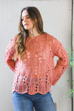 Sunset Stitches Crochet Pullover
