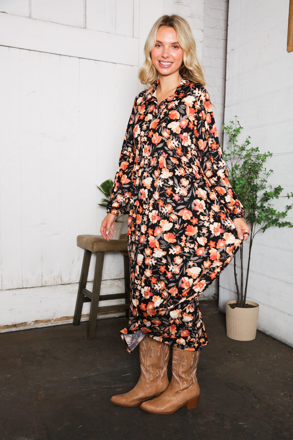 A Homestead Beauty Floral Dress
