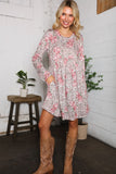 Sweet & Spotted Rose Babydoll Tunic Dress