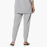 Active Lounge Fleece Drawstring Elastic High Waist Jogger Sweatpants w/ Pockets