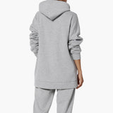 Comfy Lounge Drawstring Hoodie Sweatshirt w/ Kangaroo & Tech Pocket