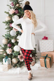 Mystery Christmas Print Soft Leggings