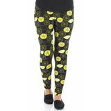 Lemon Lemonade Print Soft Leggings