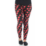 Ruby Red Cherry Soft Leggings