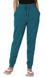 Active Lounge Fleece Drawstring Elastic High Waist Jogger Sweatpants w/ Pockets