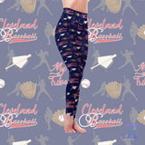 Cleveland Baseball Team Print Soft Leggings