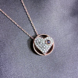 925 Sterling Silver CZ Necklaces – Star Moon, Snowflake, Heart, Infinity Bar