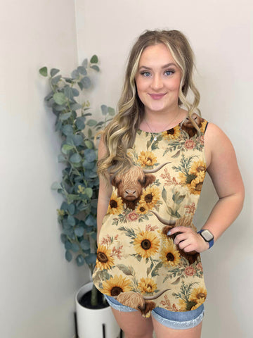 Spring Cow Tank Top | Run ends 3/8| ETA 42 Days