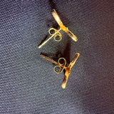 Micro Butterfly Necklace & Earring .925 Gold Plated CZ – 7 Colors – 16"+1.5" .925 Sterling Silver