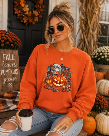 Spooky Jack O Lantern Sweatshirt