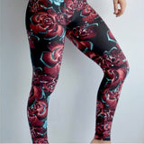Firebird Succulent Print Leggings