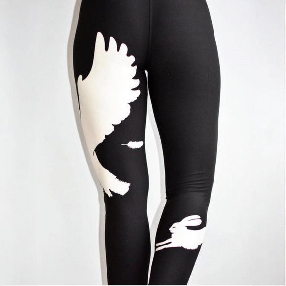 Bird of Pray Print Leggings