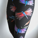 Dragonfly Print Soft Leggings