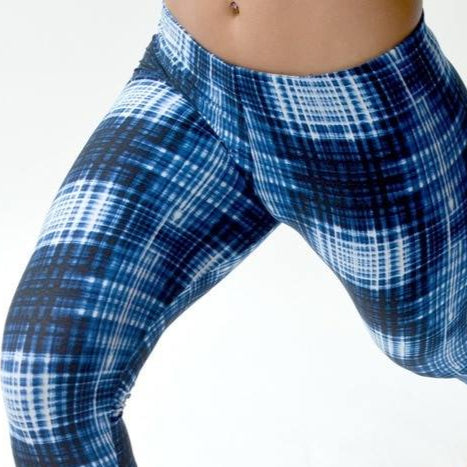 Shades of Blue Jean Print Leggings