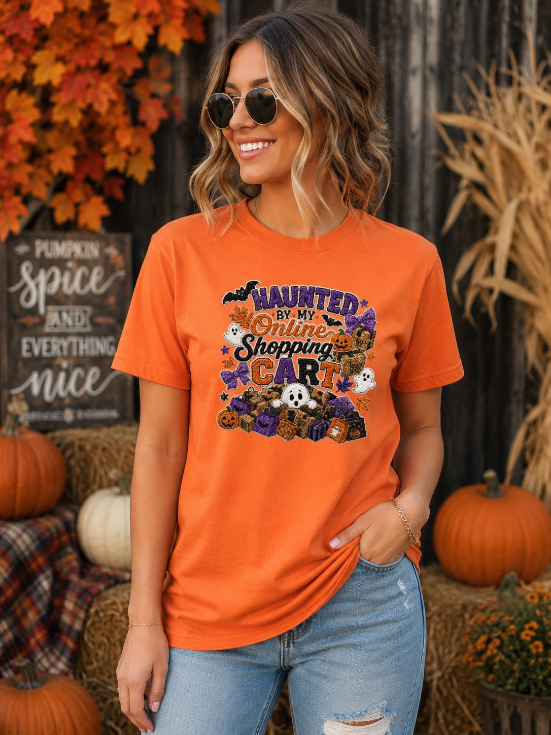 Haunted By My Online Shopping Cart Tshirt