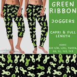 Ready To Ship - Green Ribbon Full Length Joggers