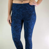 Distressed Blue Soft Leggings