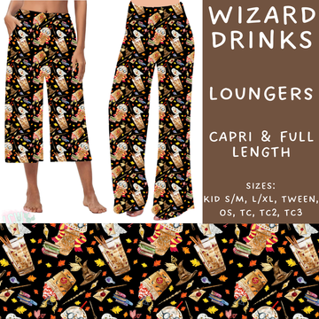 Batch #213 - Character Fall - Closes 10/9 - ETA mid Nov - Wizard Drinks Capri and Full Length Loungers