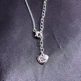 925 Sterling Silver CZ Necklaces – Star Moon, Snowflake, Heart, Infinity Bar