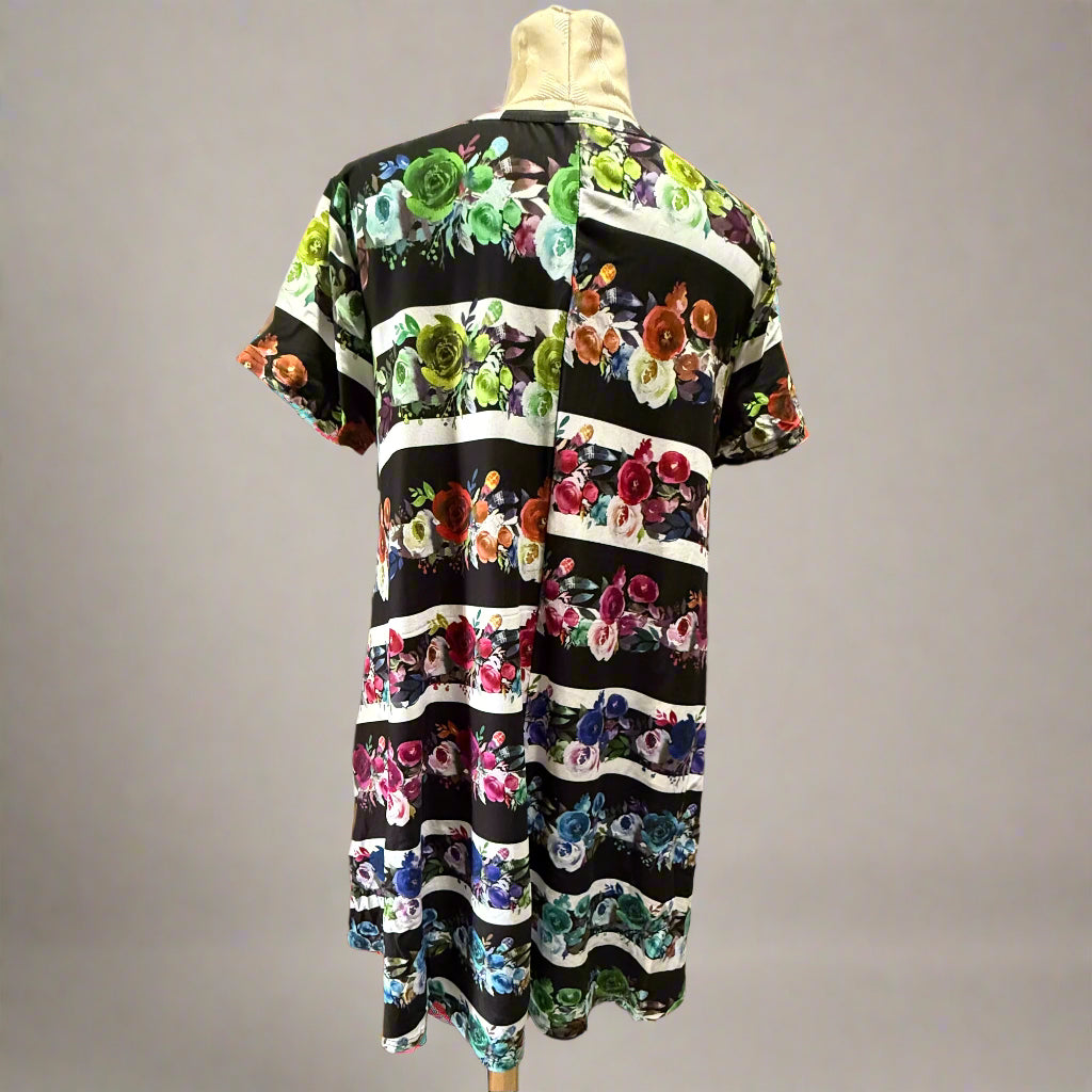 A-line Soft Stretchy Dress w/ Pockets - Mermaid, Rainbow Roses, Dream Catchers