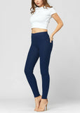 AMAZING Denim Leggings with Pockets - High Waist Jeggings - Tummy Control Shaping - MULTIPLE COLORS