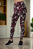 Pink Ribbon Awareness Print Soft Leggings