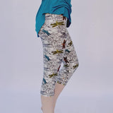 Coloring Book Dragonfly Leggings