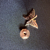 Micro Butterfly Necklace & Earring .925 Gold Plated CZ – 7 Colors – 16"+1.5" .925 Sterling Silver