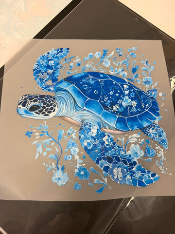 Ocean Blue Turtle Tshirt