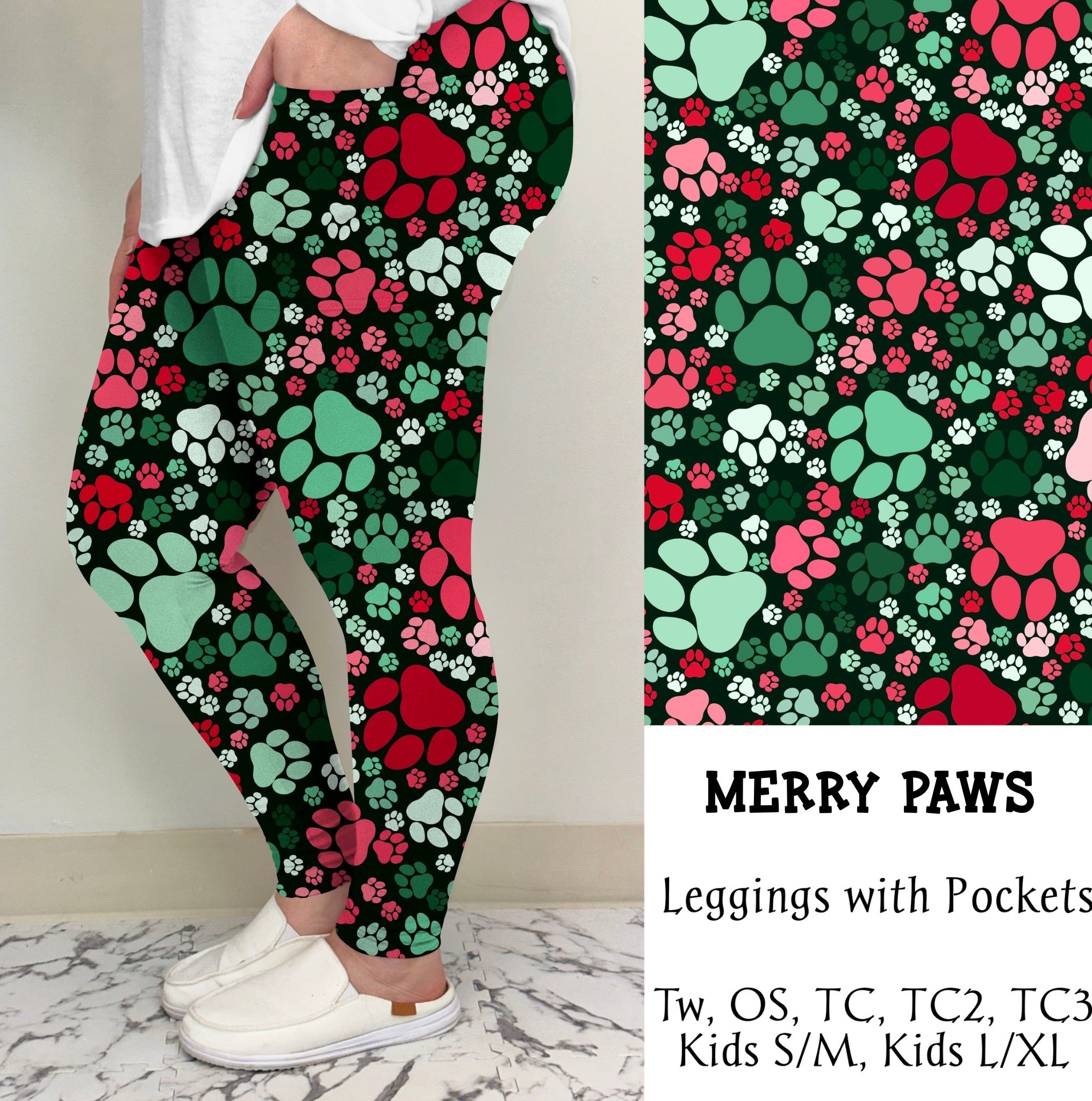Merry Paws Leggings/Joggers | Run Ends 9/8 | ETA 42 days