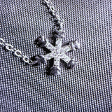 925 Sterling Silver CZ Necklaces – Star Moon, Snowflake, Heart, Infinity Bar