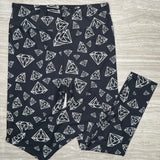 Diamond Black Print Soft Leggings