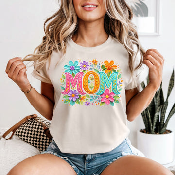 Painted Spring Mom Tshirt