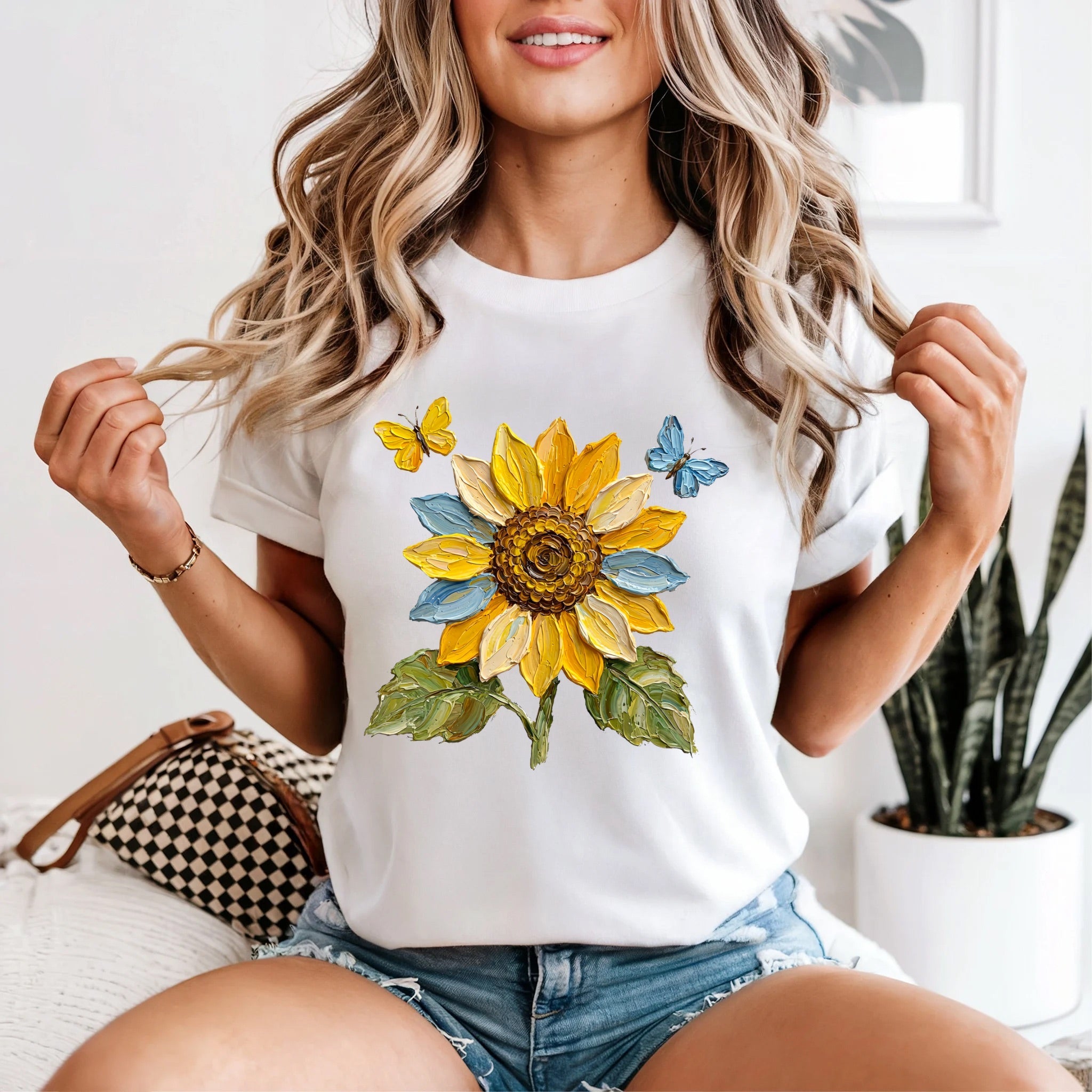 Painted Sunflower Tshirt