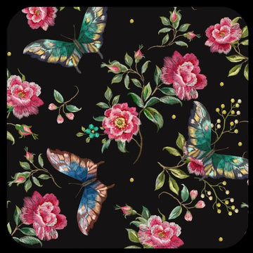 B318 - Preorder Embroidered Butterfly Leggings, Joggers & Lounge Pants (Closes 10/25. ETA: late Dec.)