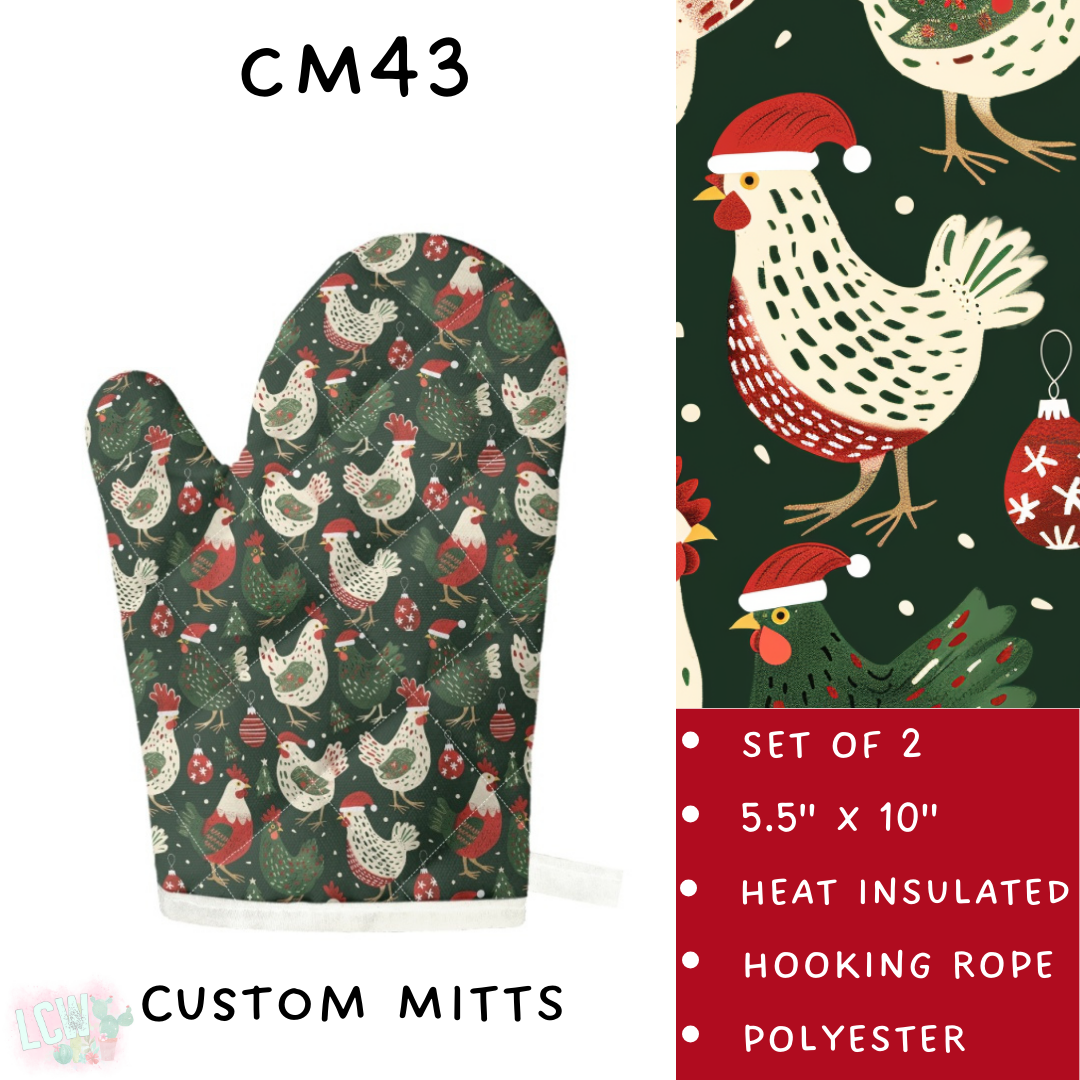 Batch #233 - Baking Spirits Bright  - Closes 10/31 - ETA early/mid Dec - CM43 Mitts