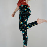 Jellyfish Print Soft Leggings - Adult & Kid Sizes