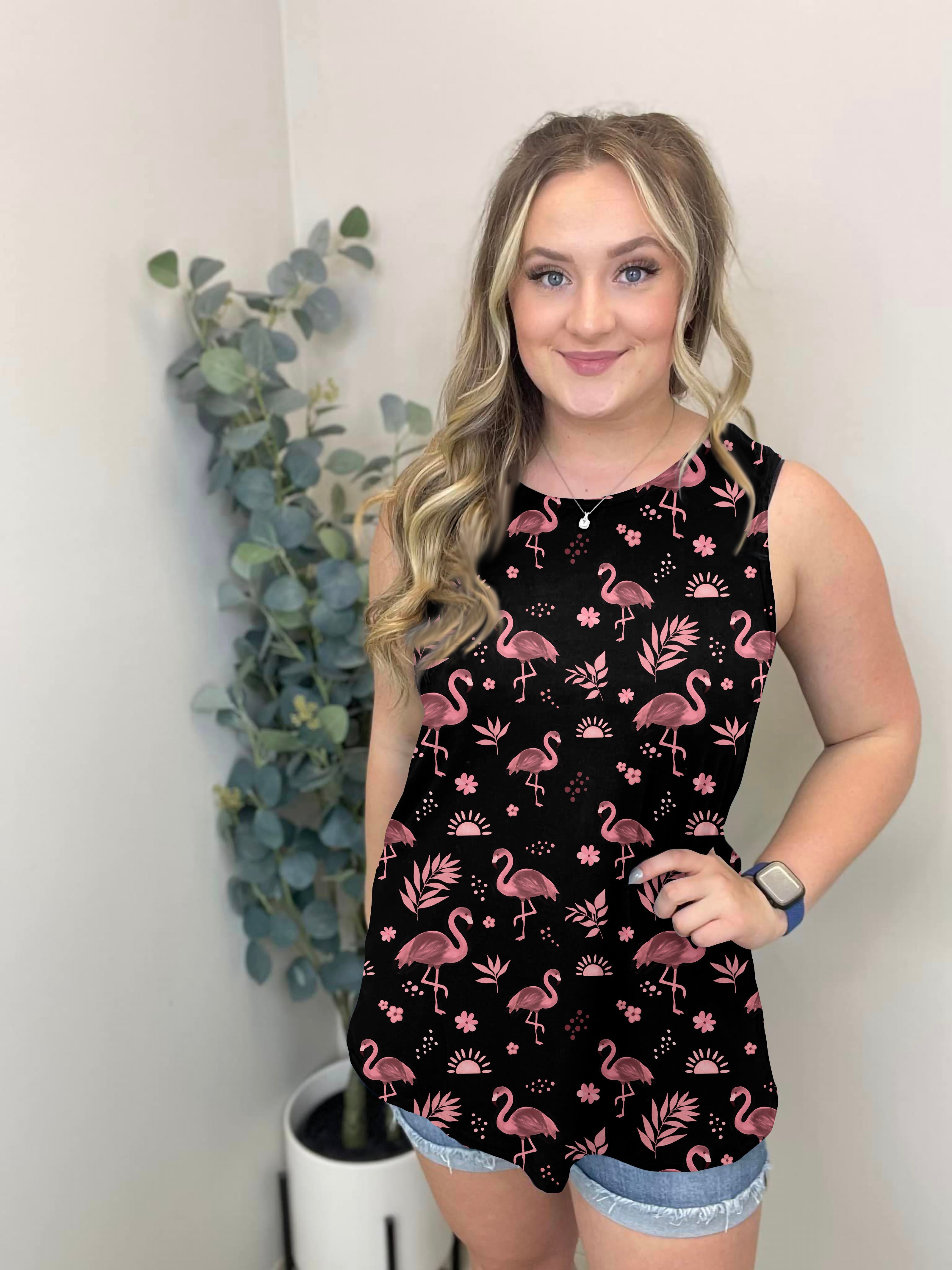 Flamingo Tank Top | Run ends 3/8| ETA 42 Days