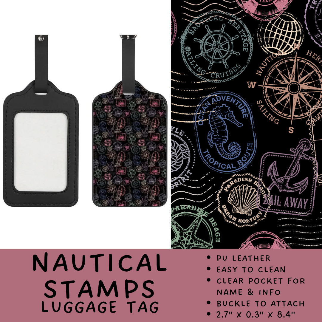 Batch #264 - Travel Collection - Closes 12/31 - ETA - Nautical Stamps Luggage Tag