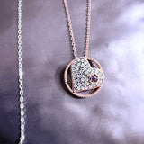 925 Sterling Silver CZ Necklaces – Star Moon, Snowflake, Heart, Infinity Bar