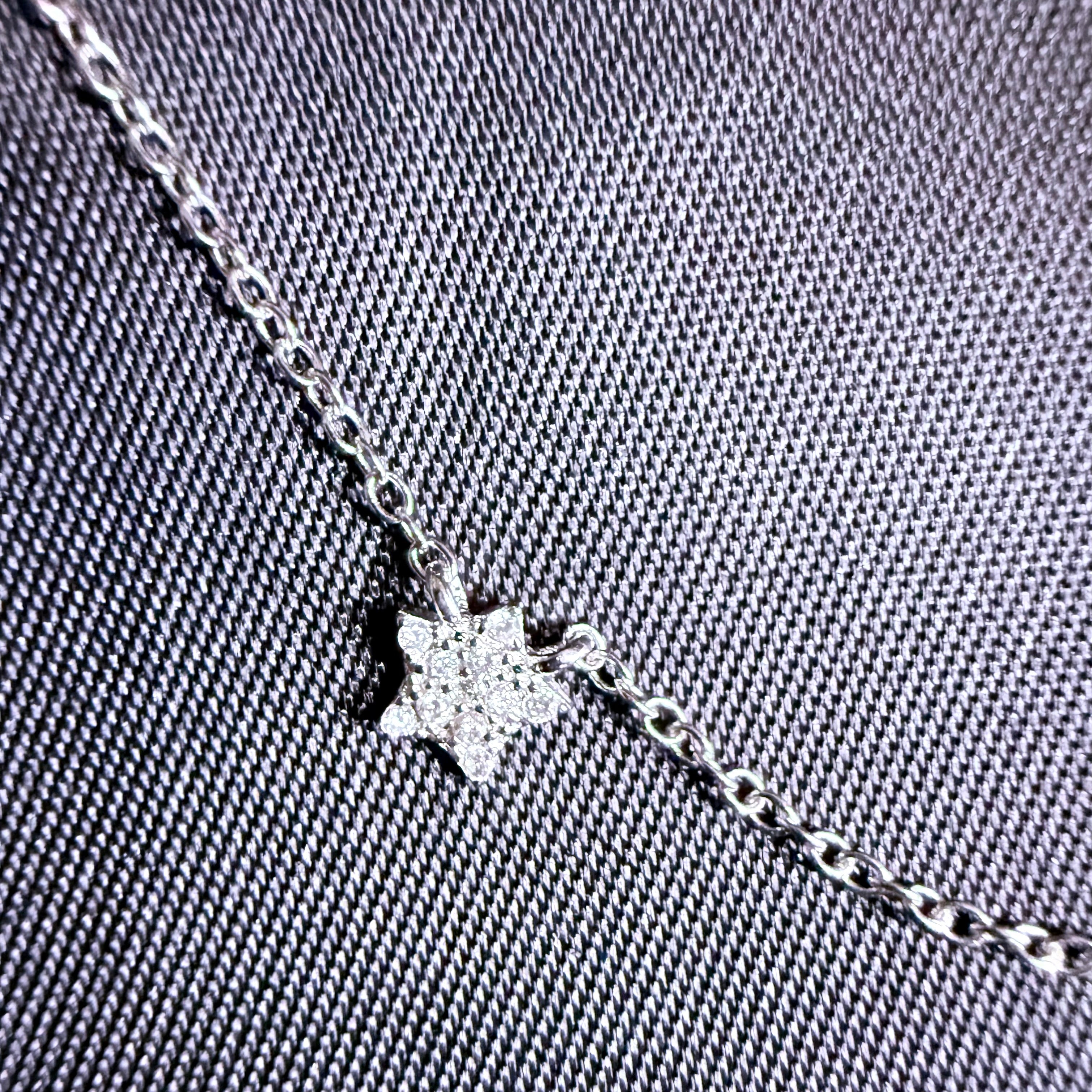 925 Sterling Silver CZ Necklaces – Star Moon, Snowflake, Heart, Infinity Bar