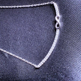 925 Sterling Silver CZ Necklaces – Star Moon, Snowflake, Heart, Infinity Bar