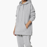 Comfy Lounge Drawstring Hoodie Sweatshirt w/ Kangaroo & Tech Pocket