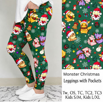 Monster Christmas Leggings/Joggers | Run Ends 10/9 | ETA 42 days