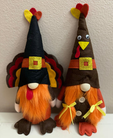 Ready to Ship Turkey Friend Gnomes