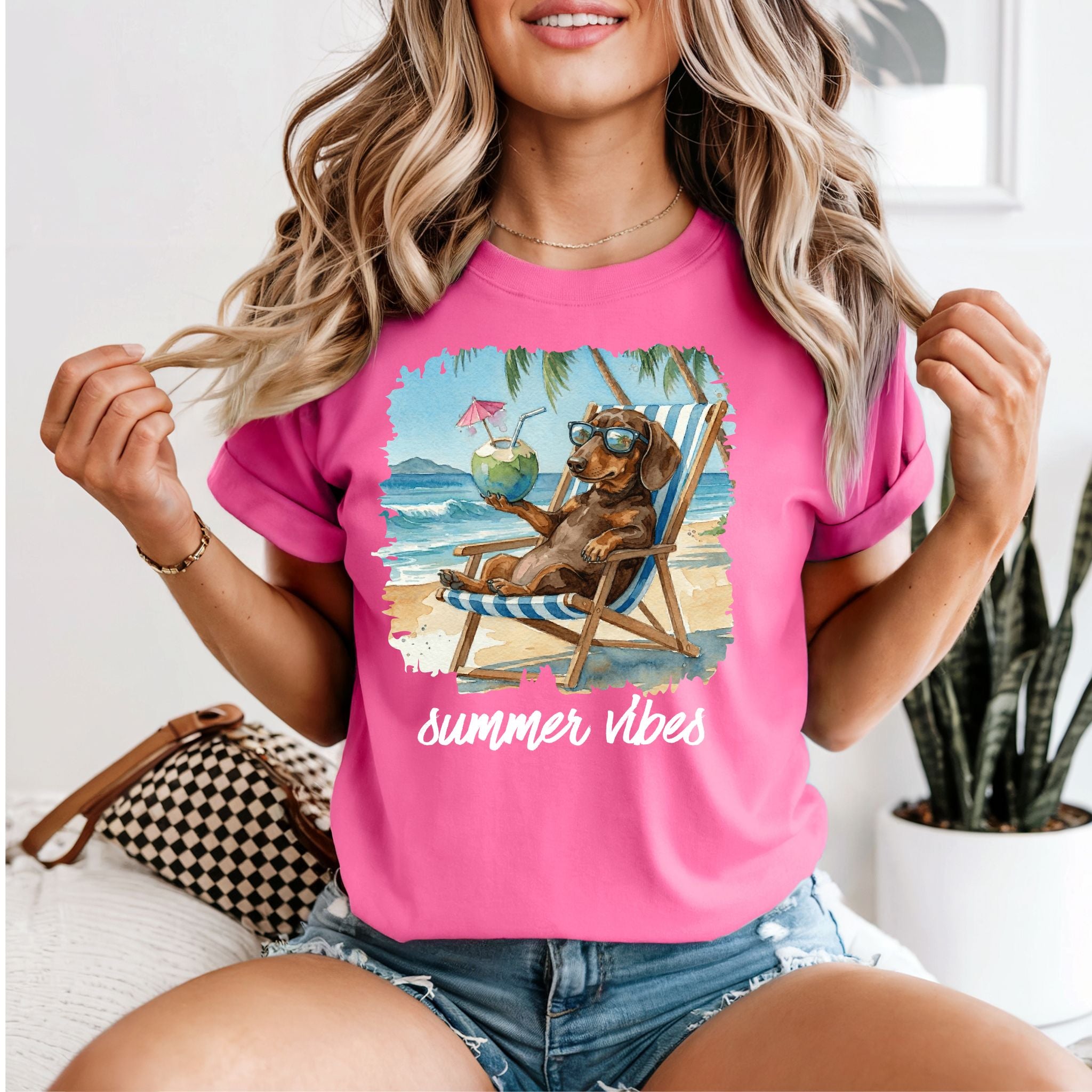 Dog Summer Vibes Tshirt