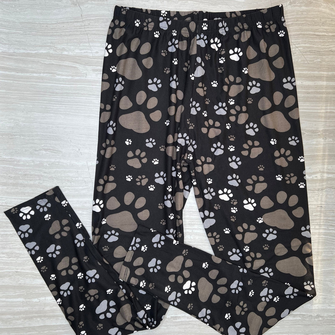 Paw Print Soft Leggings