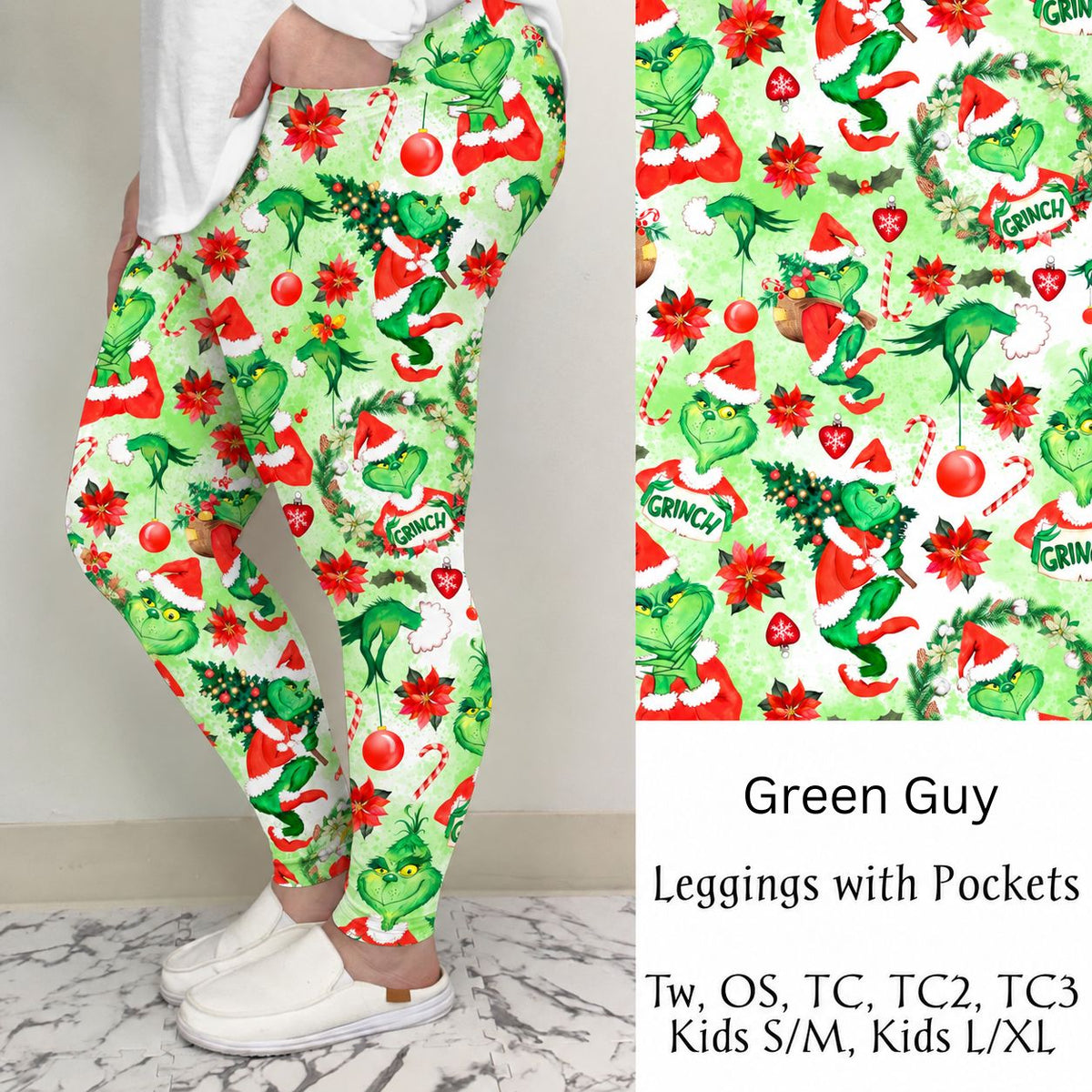 Green Guy Leggings/Joggers | Run Ends 10/9 | ETA 42 days