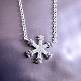 925 Sterling Silver CZ Necklaces – Star Moon, Snowflake, Heart, Infinity Bar